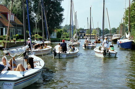 Zeiltocht over de Friese Meren: Aankomst in Langweer