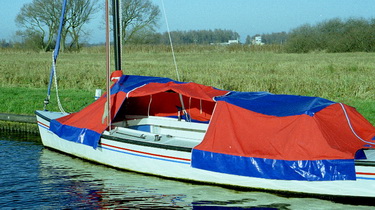 Comfortabele dektent op Polyvalk, Sneek