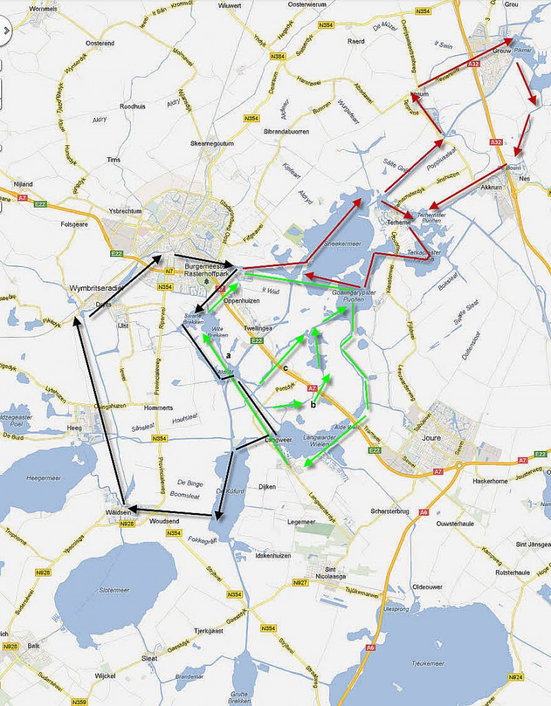 valk huren in Friesland-Sneek: zeiltocht Friese Meren